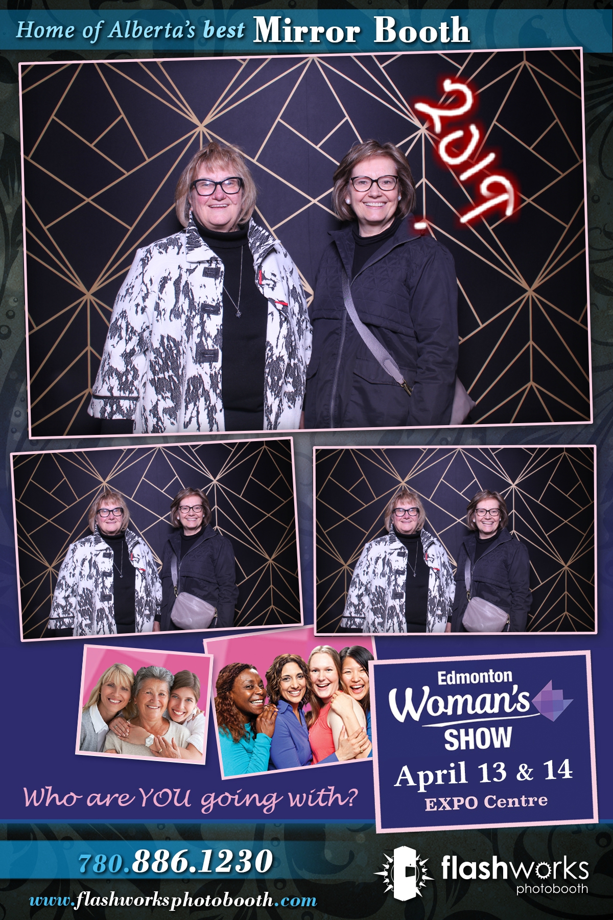 Spring Edmonton Woman's Show 2019 | View more photos from the event at gallery.flashworksphotobooth.com/u/FlashworksPhotoboothInc/Spring-Edmonton-Womans-Show-2019